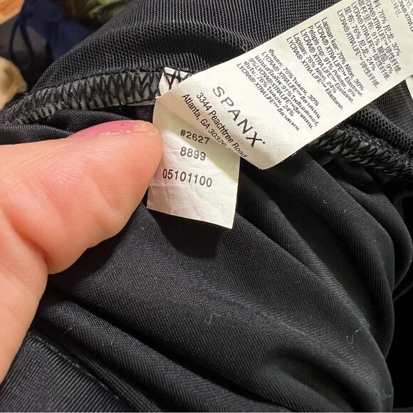 Spanx black windowpane halter tankini swimsuit tank top 6 - Picture 5 of 7